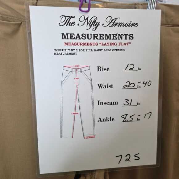 Polo Ralph Lauren Men’s 38x32 Beige Stretch Straight Fit Chino Pants - Picture 9 of 9